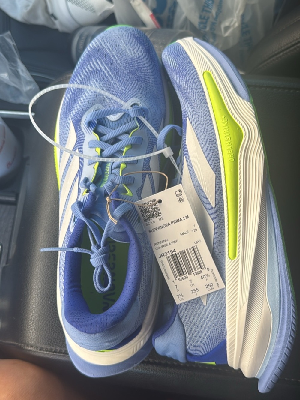 adidas Supernova Prima 2 men’s Blue & Green Athletic Shoes (size 7.5)